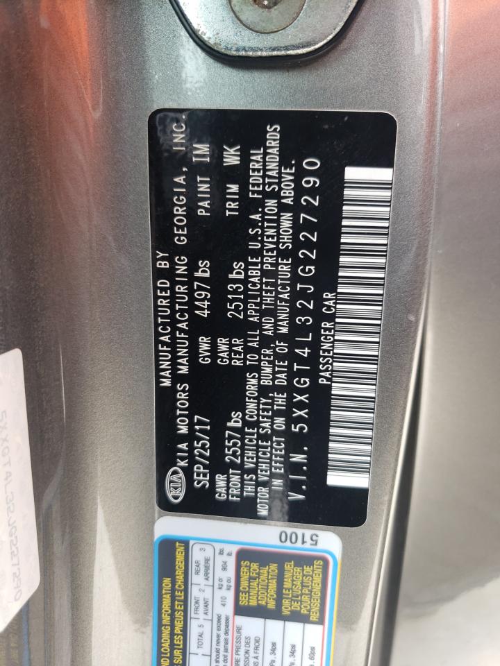 5XXGT4L32JG227290 2018 Kia Optima Lx