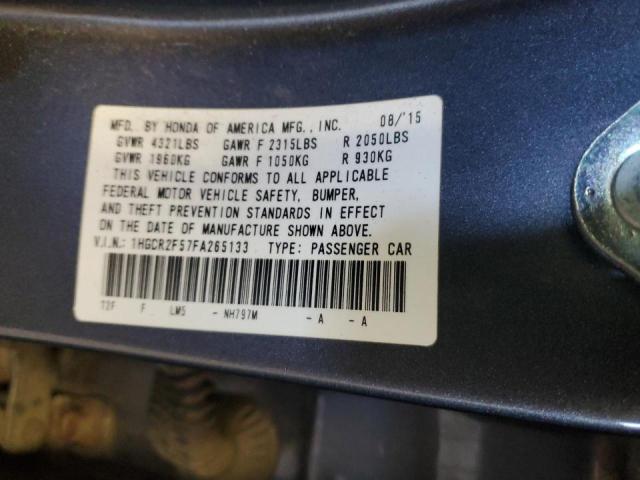 2015 HONDA ACCORD SPO - 1HGCR2F57FA265133