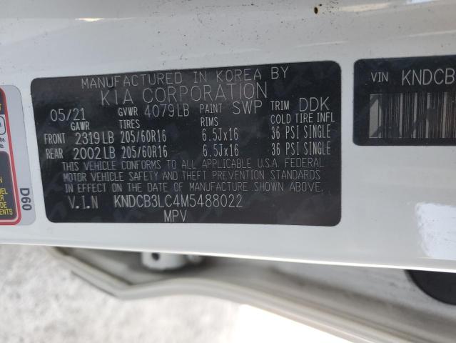 KNDCB3LC4M5488022 Kia Niro LX 12