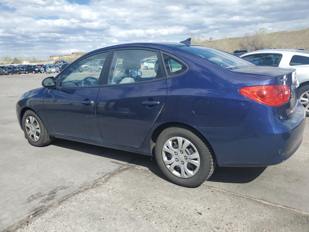 KMHDU4AD8AU178310 2010 Hyundai Elantra Blue