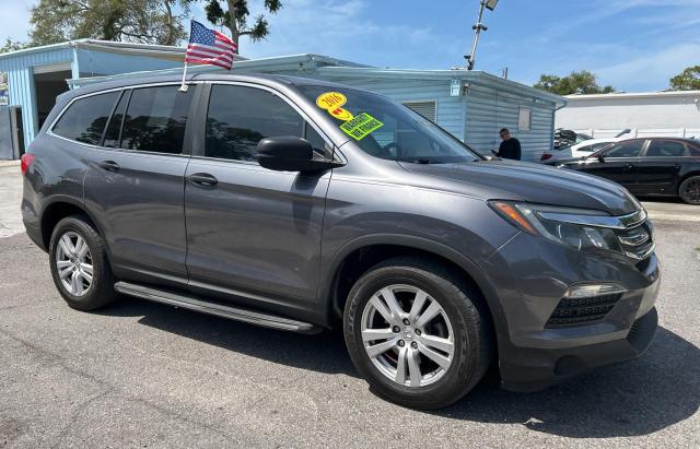 Lot #2438647683 2016 HONDA PILOT LX salvage car