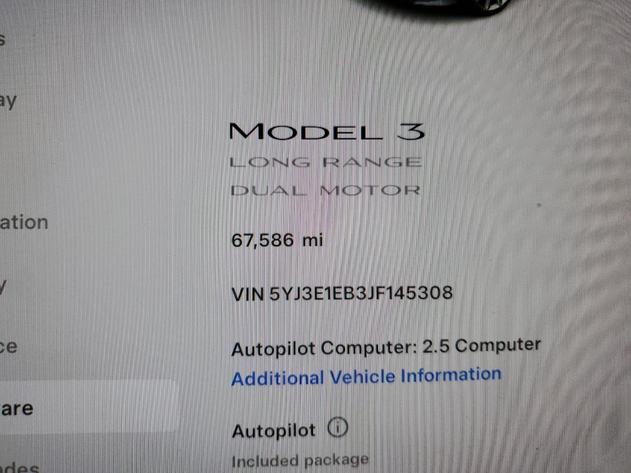 5YJ3E1EB3JF145308 2018 Tesla Model 3