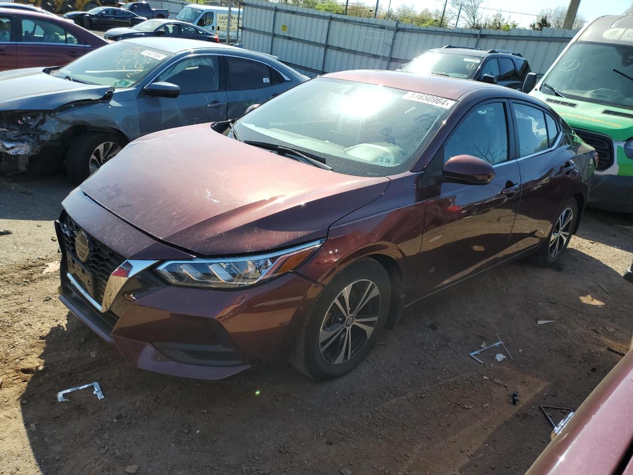 3N1AB8CV3LY278196 2020 Nissan Sentra Sv