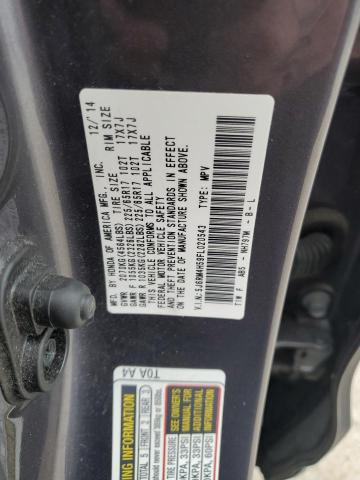 2015 Honda Cr-V Ex VIN: 5J6RM4H59FL020543 Lot: 49829354