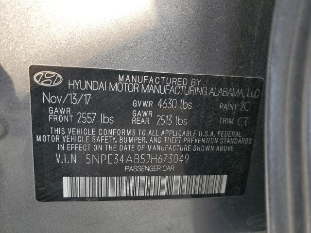 2018 HYUNDAI SONATA SPO - 5NPE34AB5JH673049