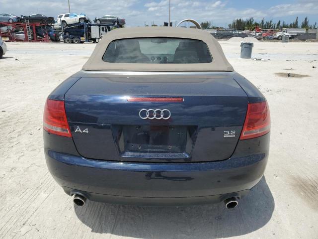 2007 Audi A4 3.2 Cabriolet Quattro VIN: WAUDH48H57K024141 Lot: 52301484