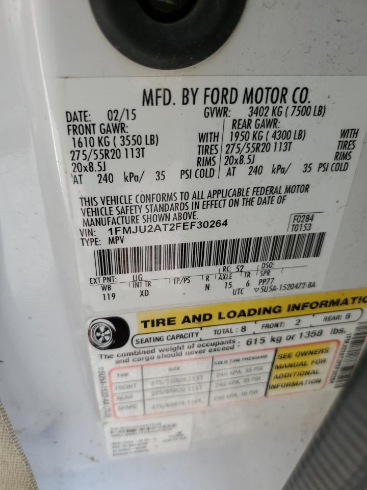 1FMJU2AT2FEF30264 2015 Ford Expedition Limited