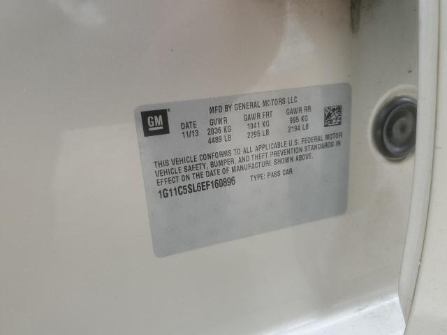 2014 Chevrolet Malibu 1Lt VIN: 1G11C5SL6EF160896 Lot: 52627364