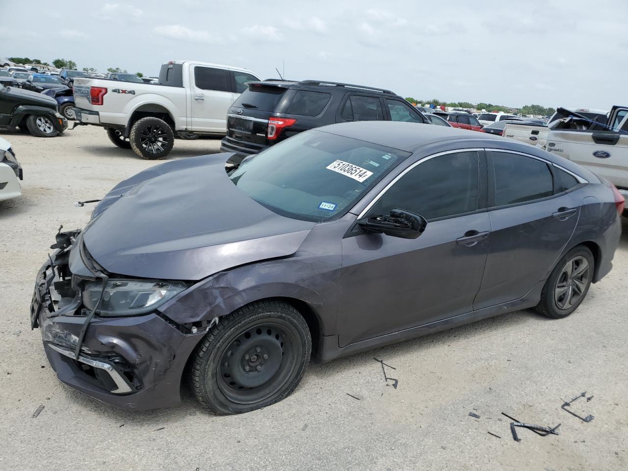 2HGFC2F69KH500067 2019 Honda Civic Lx