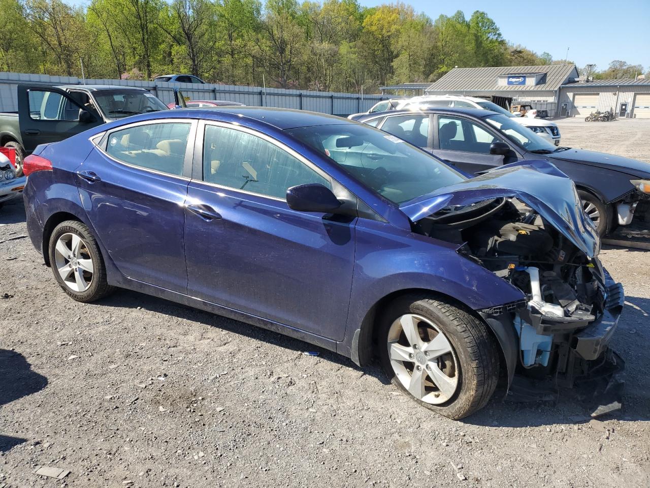 5NPDH4AEXDH400619 2013 Hyundai Elantra Gls