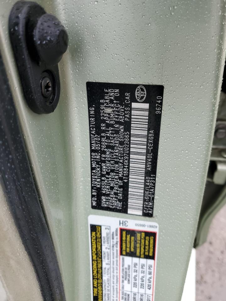 4T1BB46K97U023665 2007 Toyota Camry Hybrid