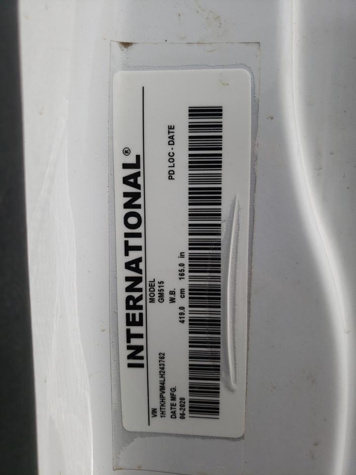 1HTKHPVM4LH243762 CHEVROLET ALL Models 2020