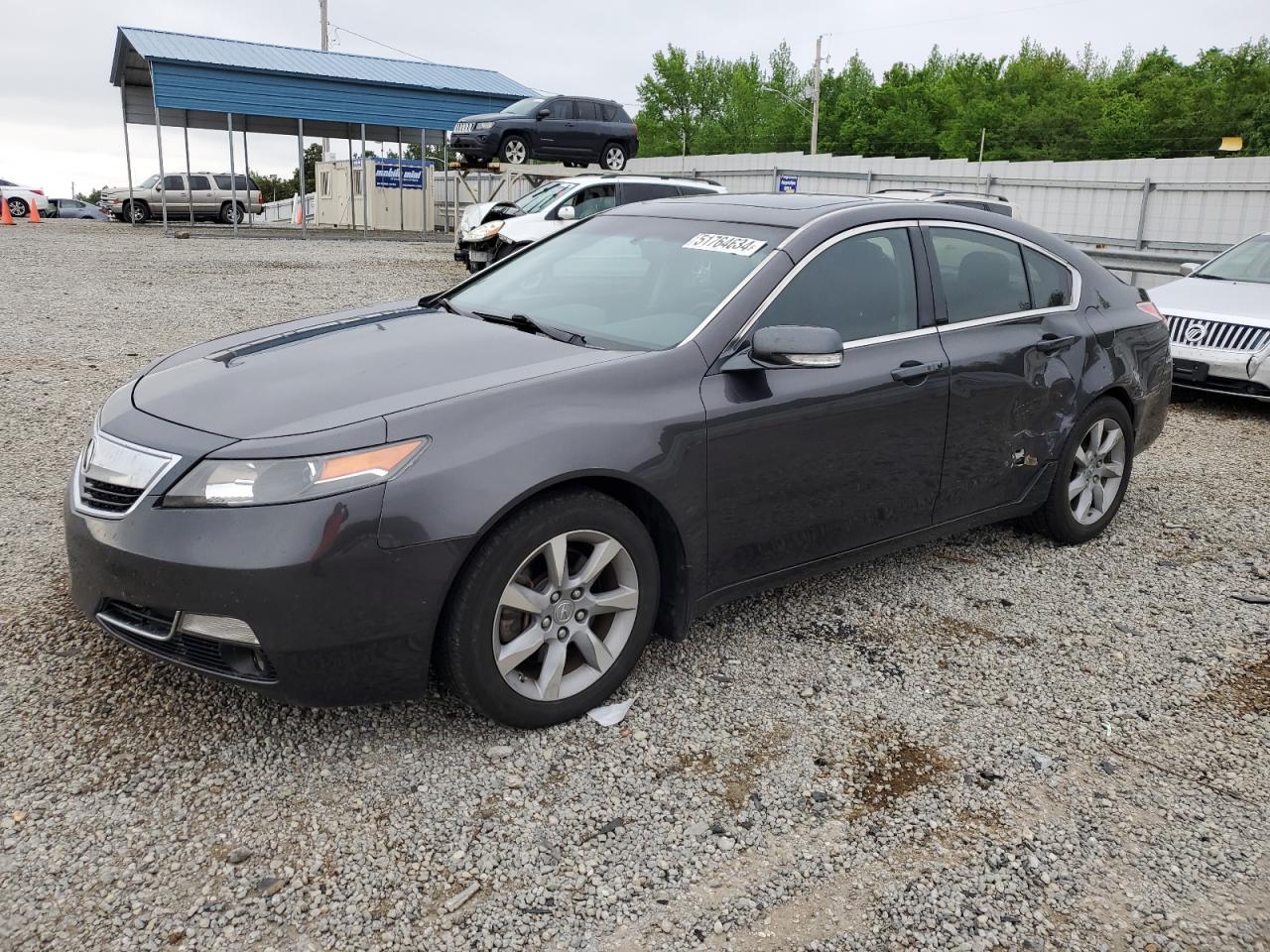 2012 Acura Tl vin: 19UUA8F50CA014447