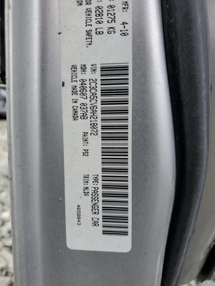 2C3CA5CV6AH218072 2010 Chrysler 300 Touring