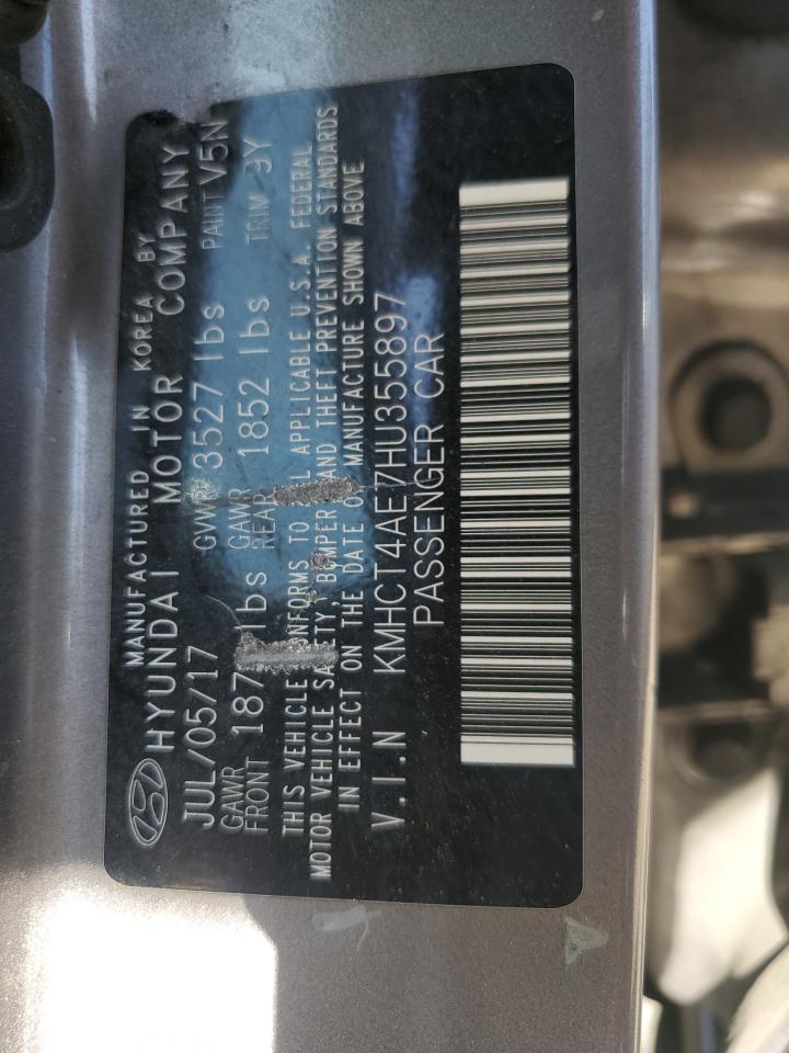 KMHCT4AE7HU355897 2017 Hyundai Accent Se