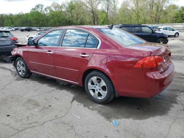 2009 Kia Optima Lx VIN: KNAGE228795356747 Lot: 52837104