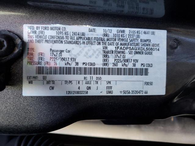 2013 Ford C-Max Se VIN: 1FADP5AUXDL508014 Lot: 51836374