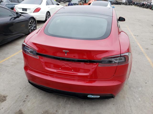 Lot #2461482322 2021 TESLA MODEL S salvage car