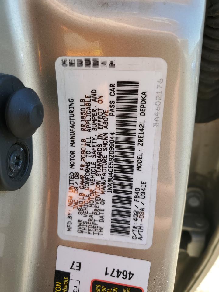 1NXBU40E59Z099044 2009 Toyota Corolla Base