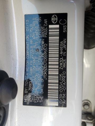 2013 Toyota Prius VIN: JTDKN3DU1D5595572 Lot: 52401344