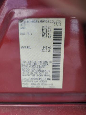 2015 NISSAN ALTIMA 2.5 - 1N4AL3AP6FN396106