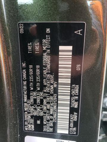 2022 LEXUS NX 350 2T2AGCEZ8NC012849