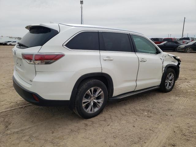 VIN 5TDKKRFH2ES008383 2014 Toyota Highlander, Xle no.3