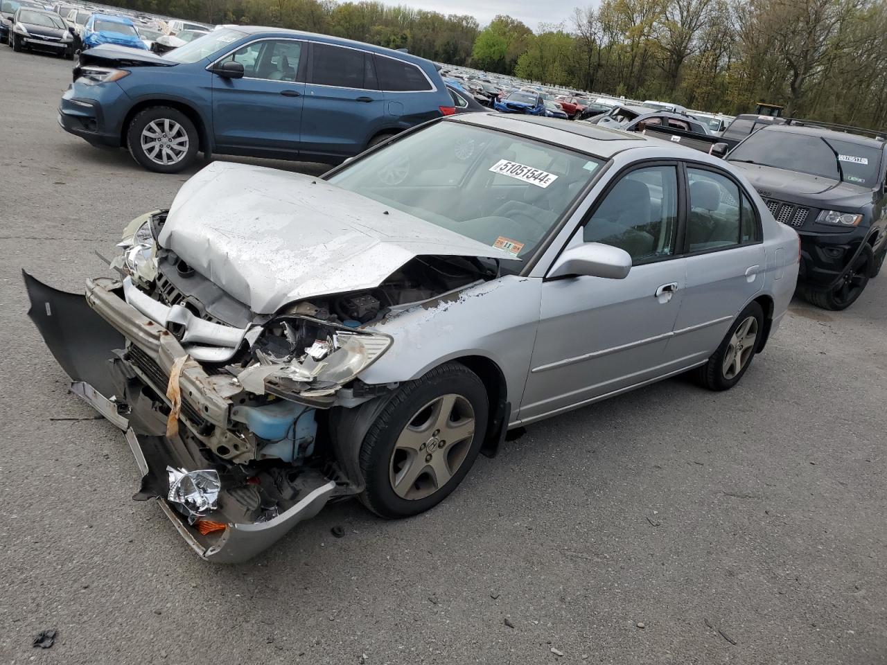 2HGES26894H502579 2004 Honda Civic Ex