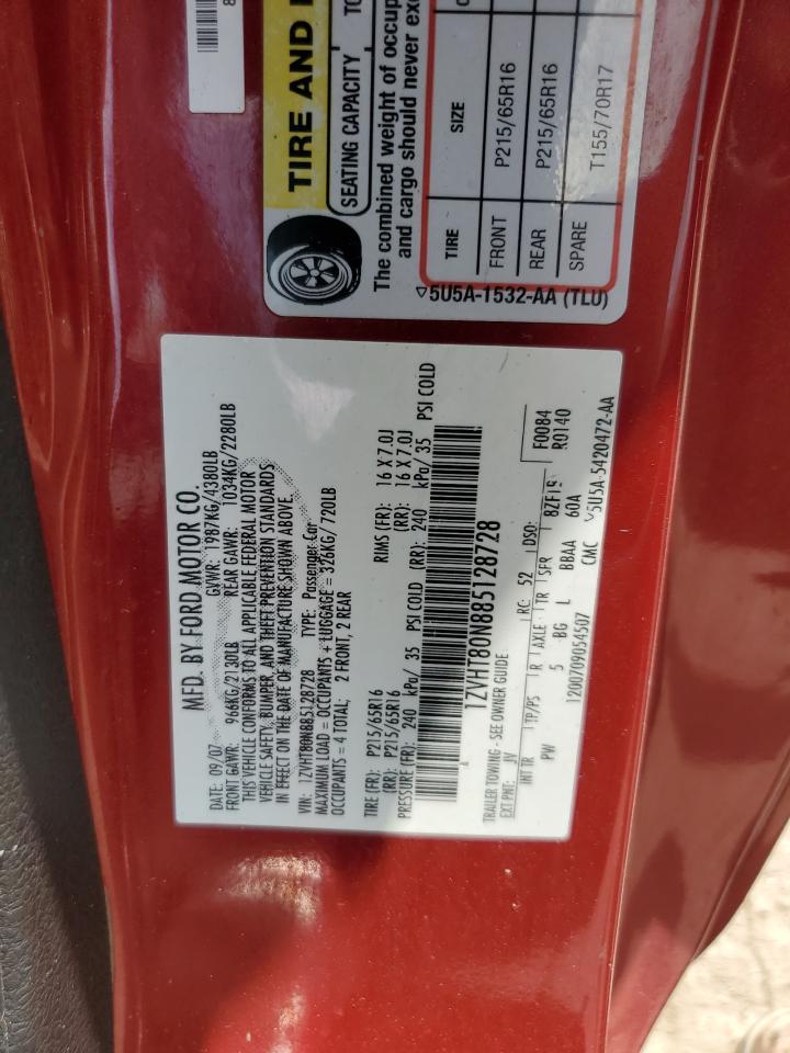 1ZVHT80N885128728 2008 Ford Mustang