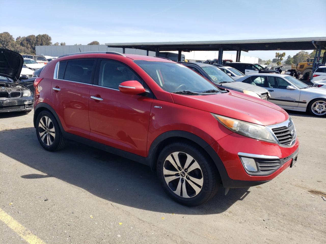 2012 Kia Sportage Ex vin: KNDPCCA23C7307472