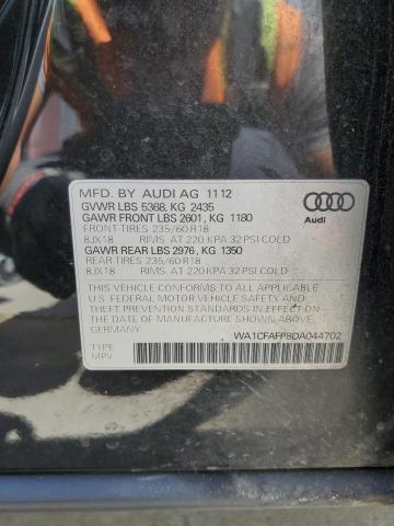 VIN WA1CFAFP8DA044702 2013 Audi Q5, Premium no.13