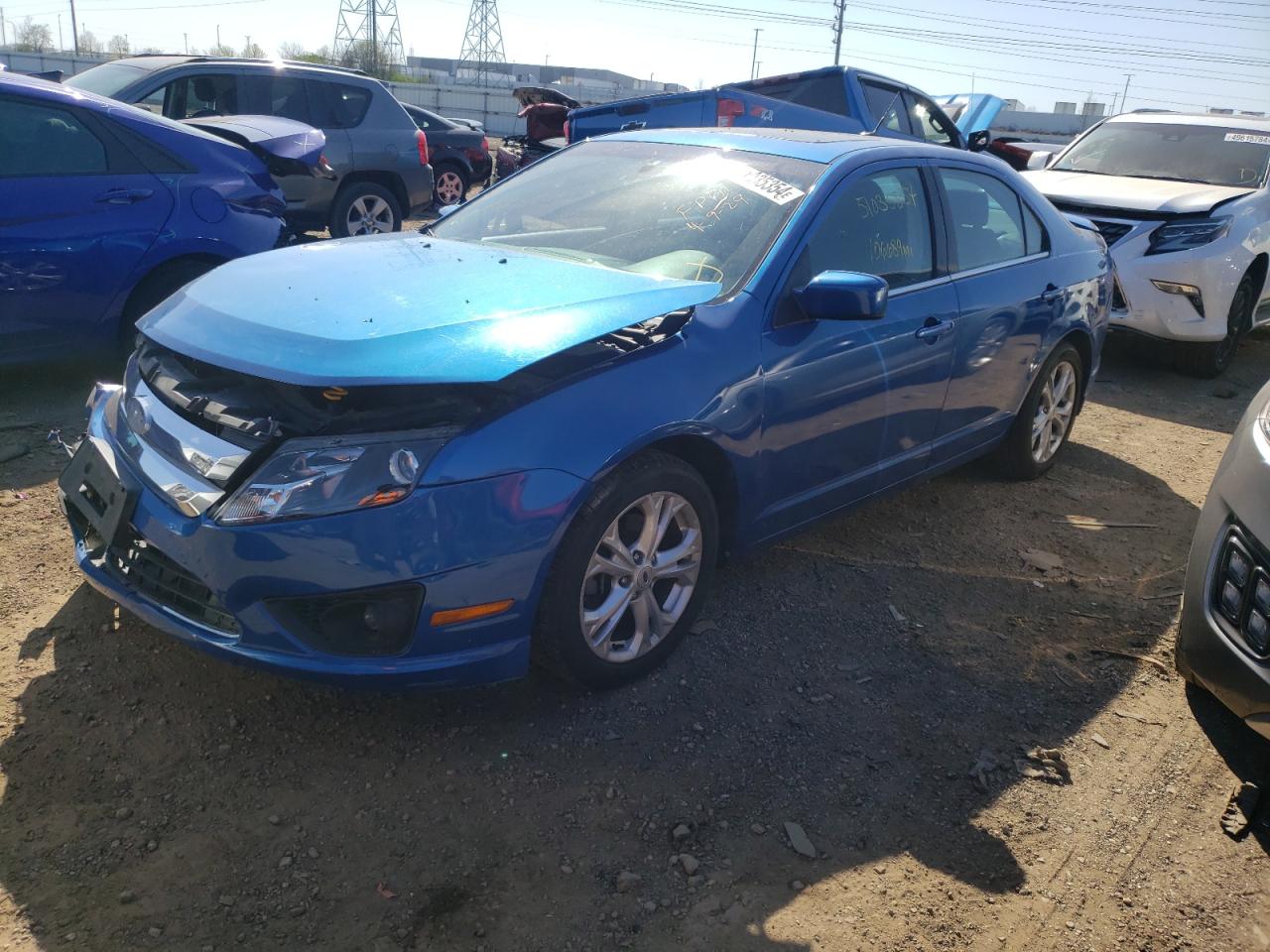 3FAHP0HA3CR174649 2012 Ford Fusion Se