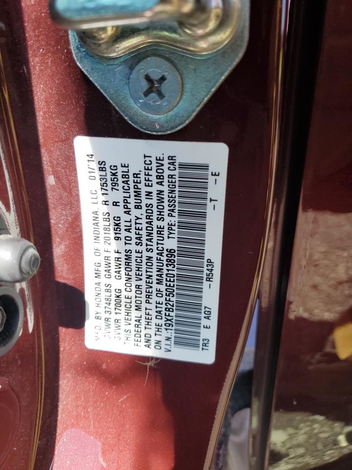 19XFB2F50EE013896 2014 Honda Civic Lx