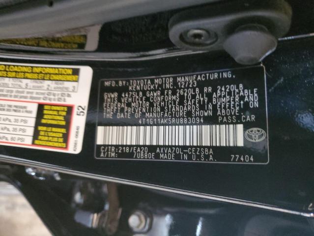 4T1G11AK5RU883094 Toyota Camry SE N 12