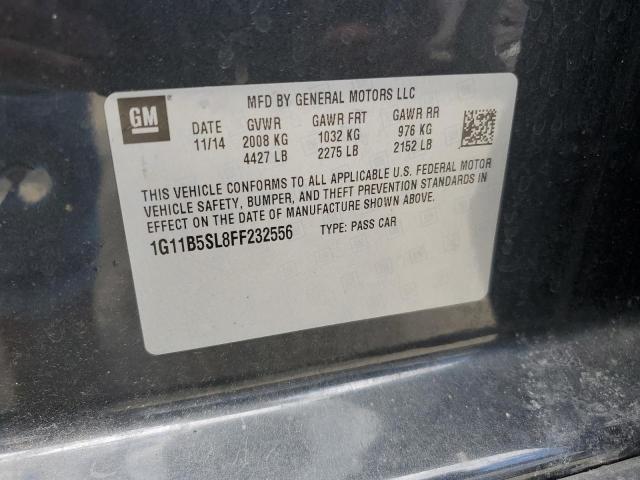 2015 Chevrolet Malibu Ls VIN: 1G11B5SL8FF232556 Lot: 53066124