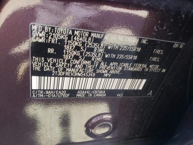 2017 TOYOTA RAV4 LIMIT - 2T3DFREV3HW545349