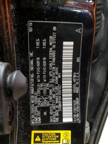 2015 Toyota Highlander Le VIN: 5TDBKRFH4FS097827 Lot: 52145024