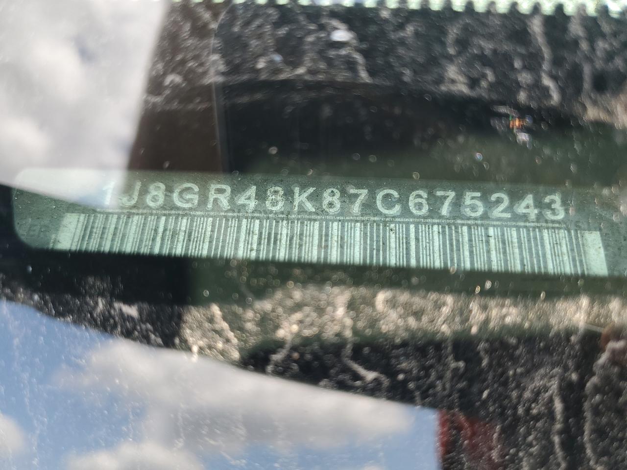 1J8GR48K87C675243 2007 Jeep Grand Cherokee Laredo