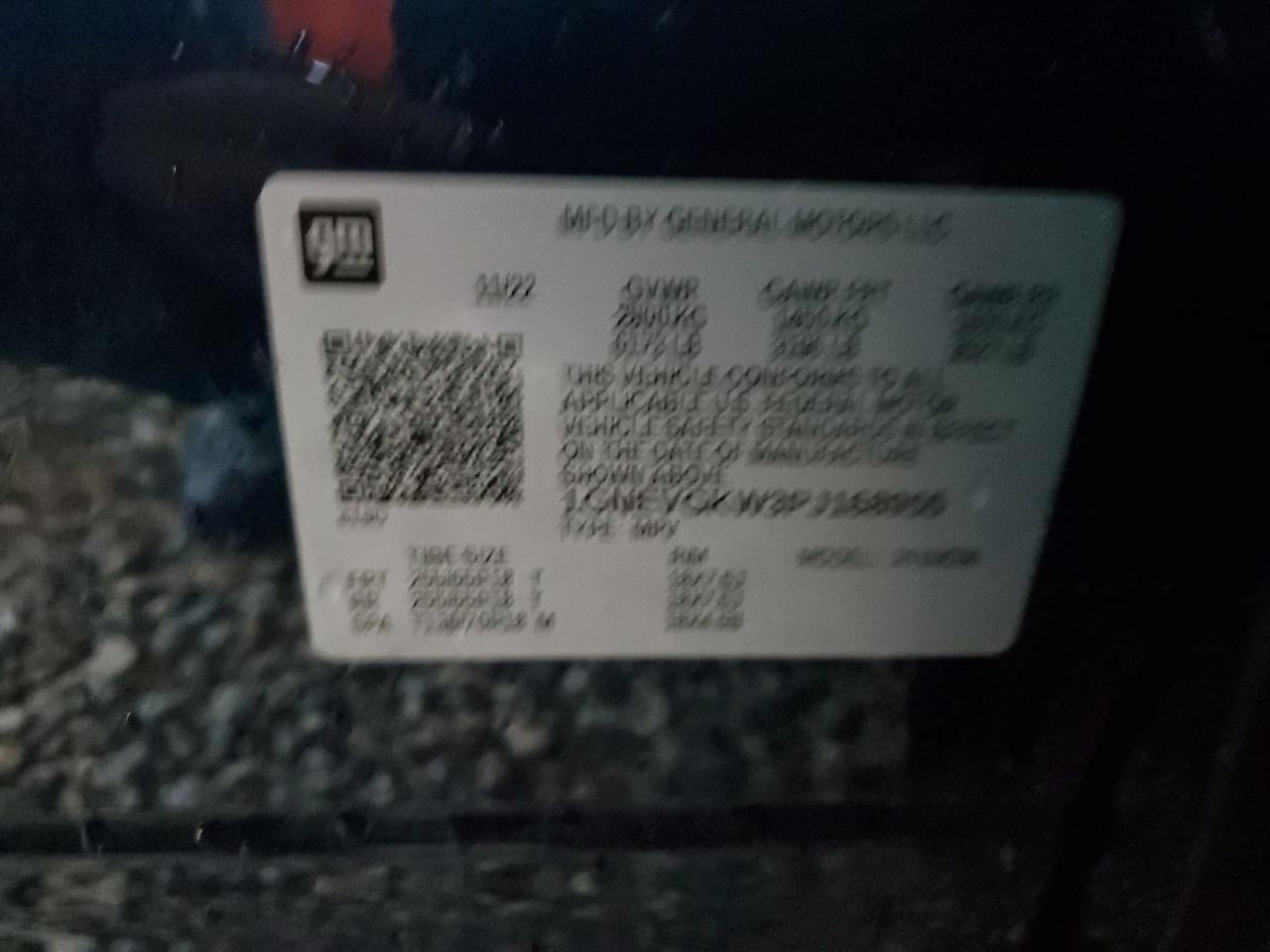 1GNEVGKW3PJ168955 CHEVROLET TRAVERSE 2023