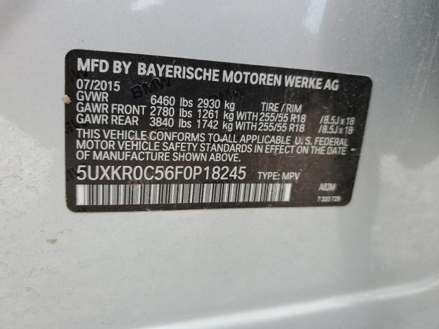 VIN 5UXKR0C56F0P18245 2015 BMW X5, Xdrive35I no.13