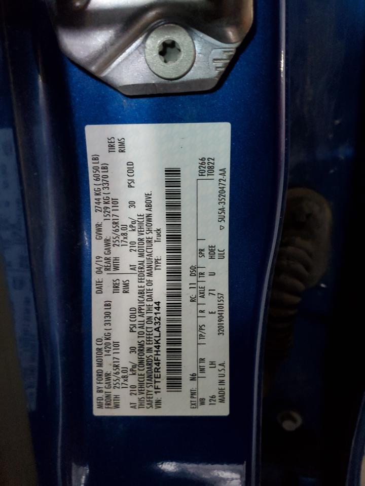1FTER4FH4KLA32144 FORD RANGER 2019