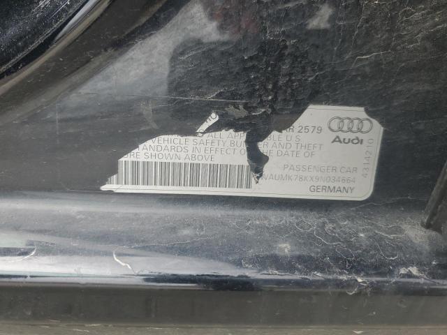 2009 Audi A4 Prestige VIN: WAUMK78KX9N034664 Lot: 50202784