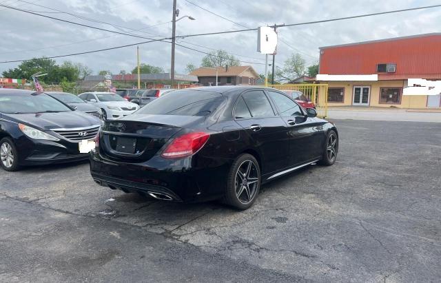  MERCEDES-BENZ C-CLASS 2018 Чорний