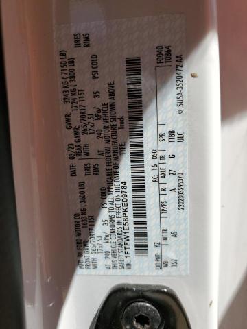 2023 FORD F150 SUPER - 1FTFW1E58PKE09784