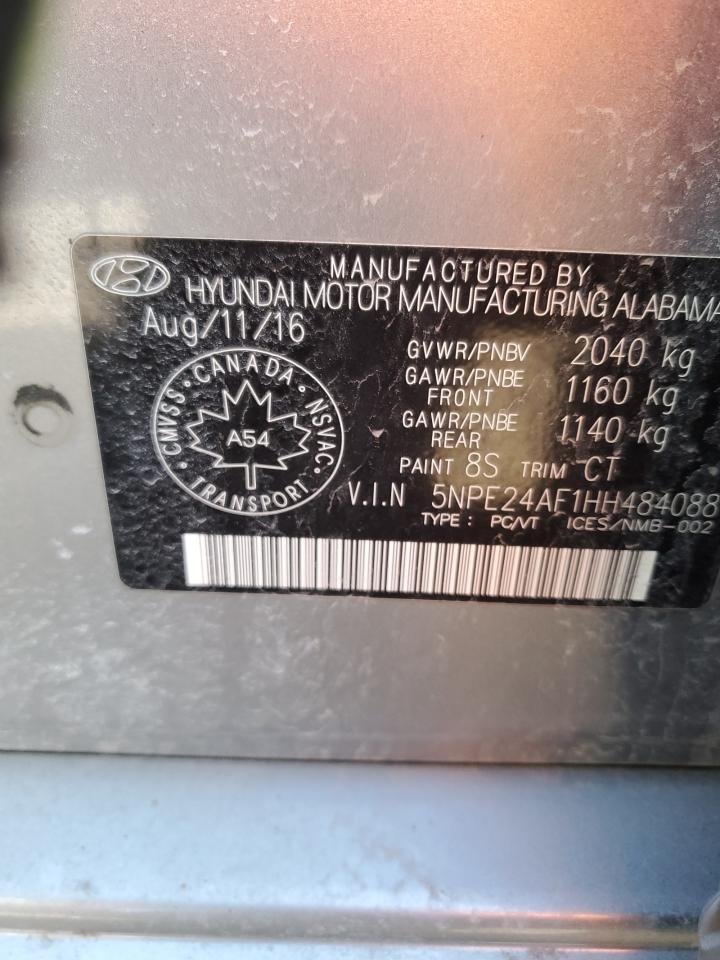 5NPE24AF1HH484088 2017 Hyundai Sonata Se