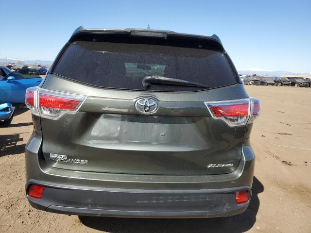 VIN 5TDJKRFH9ES019733 2014 Toyota Highlander, Xle no.6