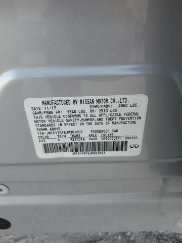 2018 INFINITI Q50 LUXE - JN1EV7AP6JM361807