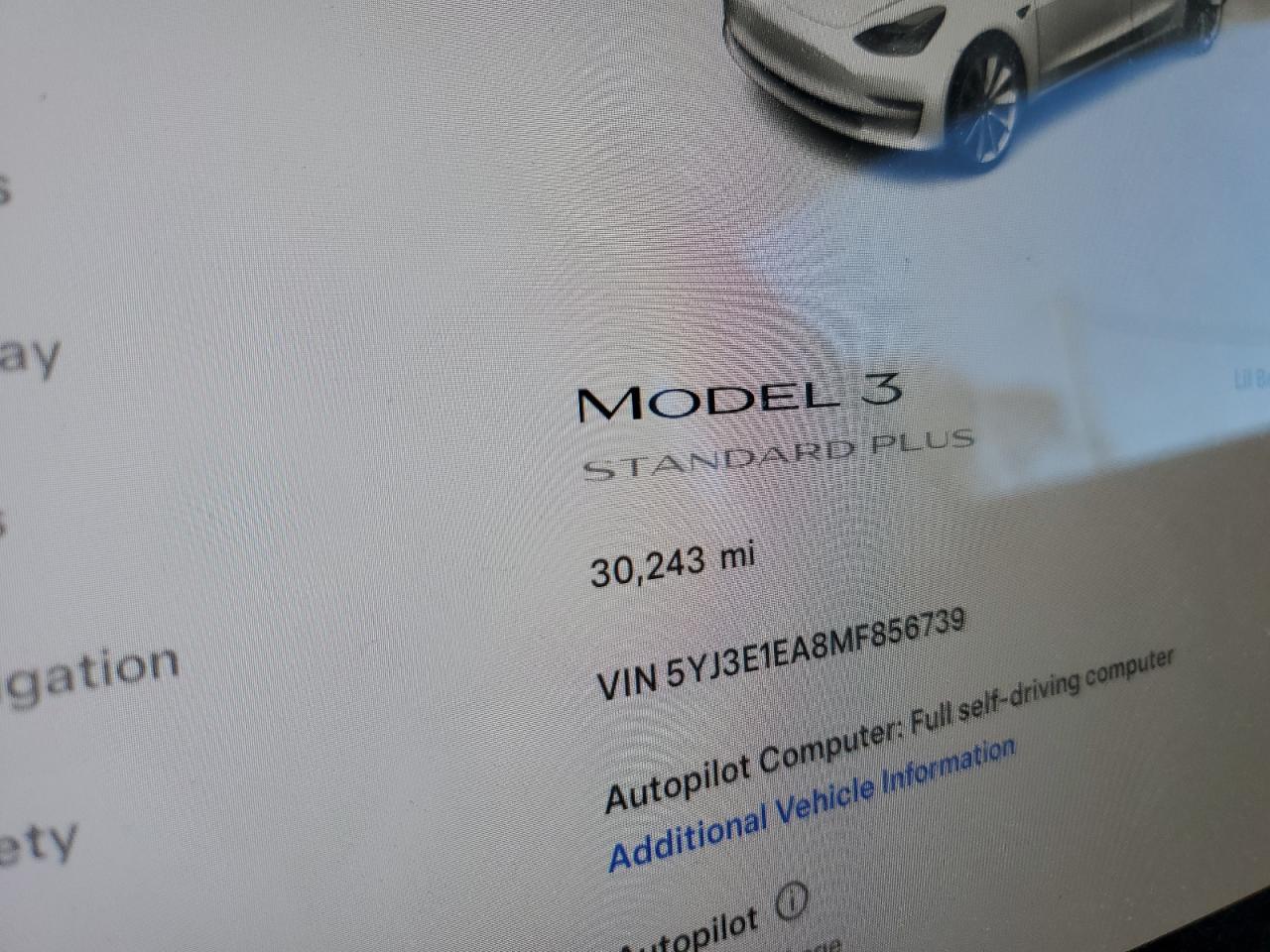 5YJ3E1EA8MF856739 2021 Tesla Model 3