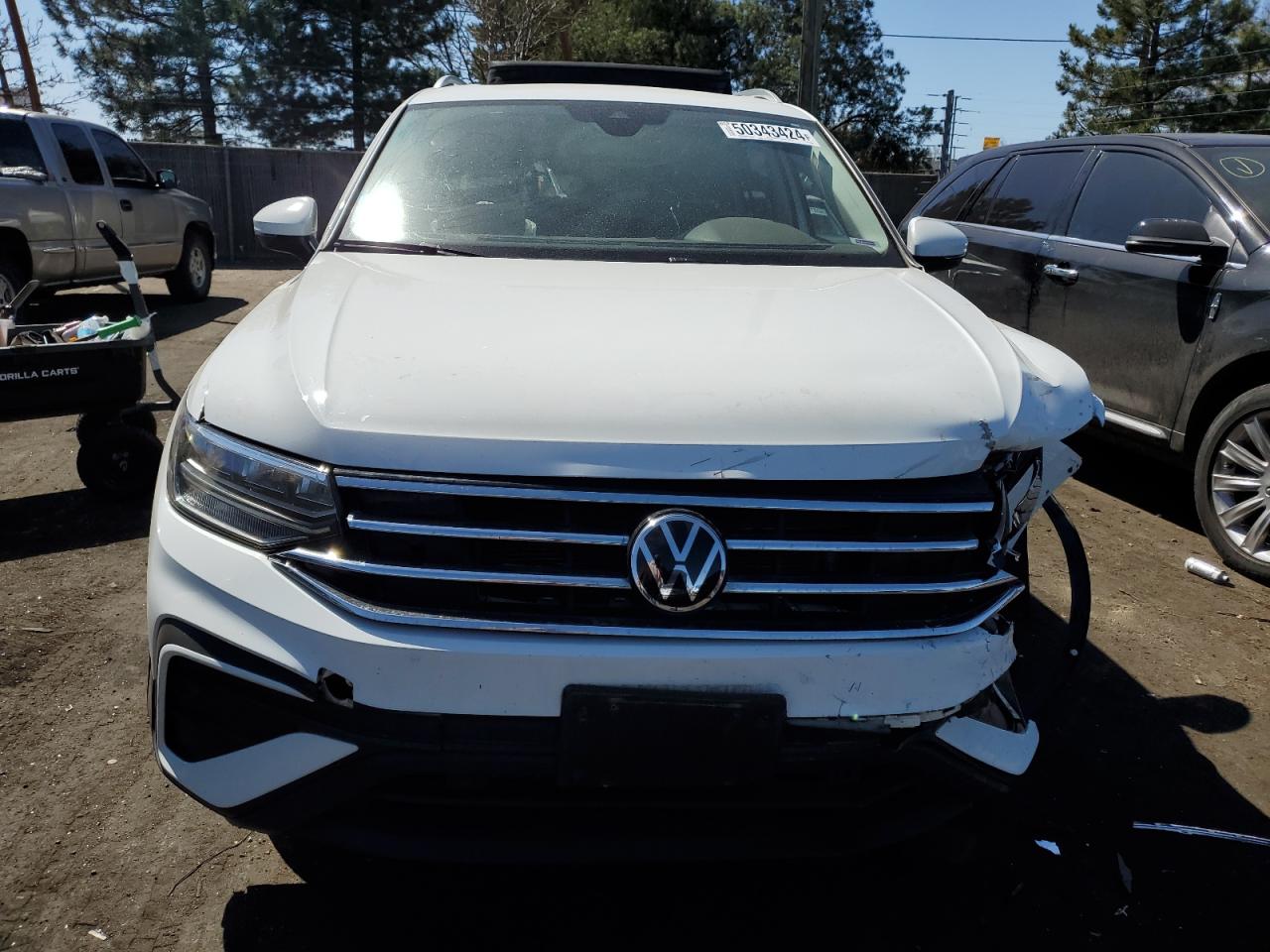 2022 Volkswagen Tiguan Se vin: 3VV2B7AX7NM112789