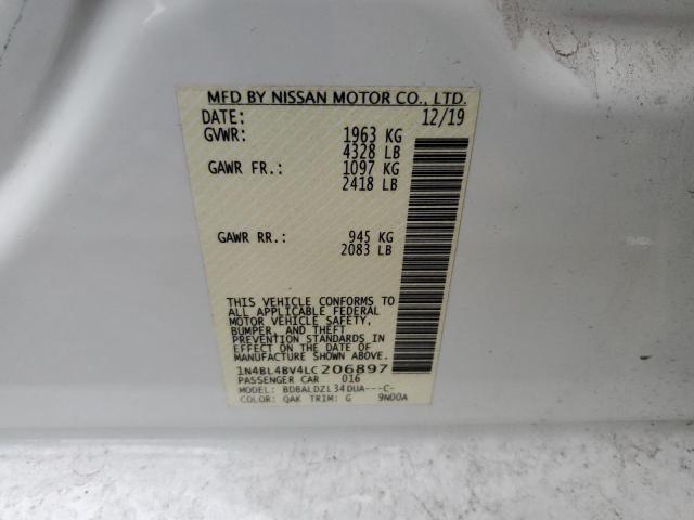 1N4BL4BV4LC206897 Nissan Altima S 12